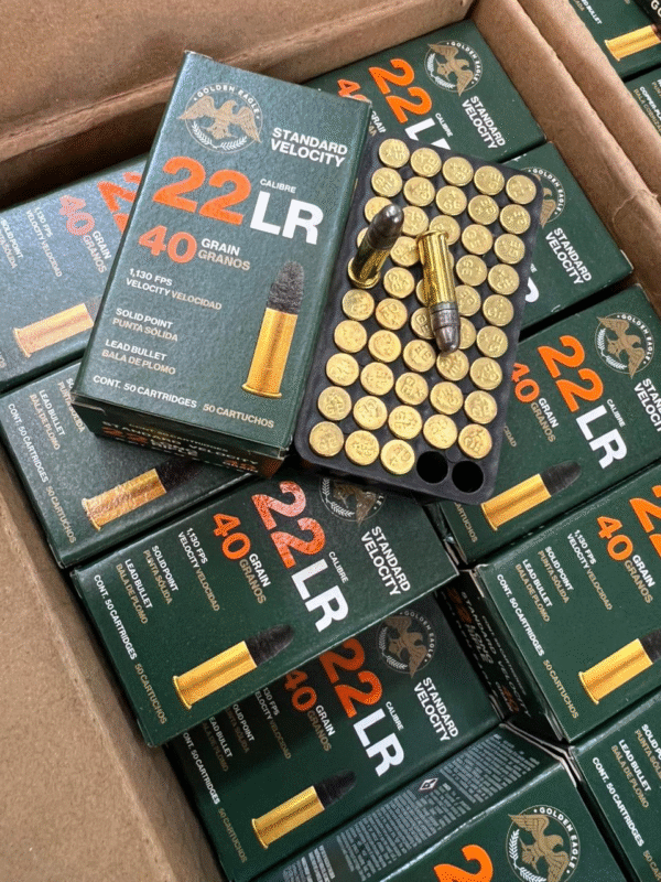 balas cal. .22 l.r. velocidad estándar golden eagle