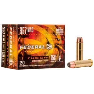 federal 357 magnum 158gr bonded sp fusion