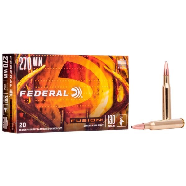 federal .270 winchester 130gr bonded sp fusion