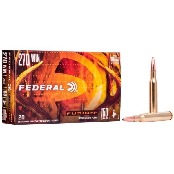 federal .270 winchester 150gr bonded sp fusion