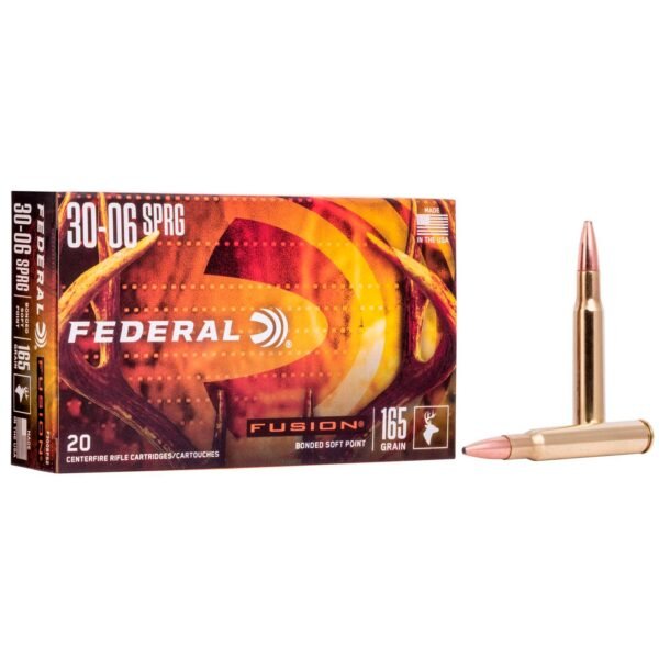 federal .30 06 springfield sp 165gr bonded sp fusion