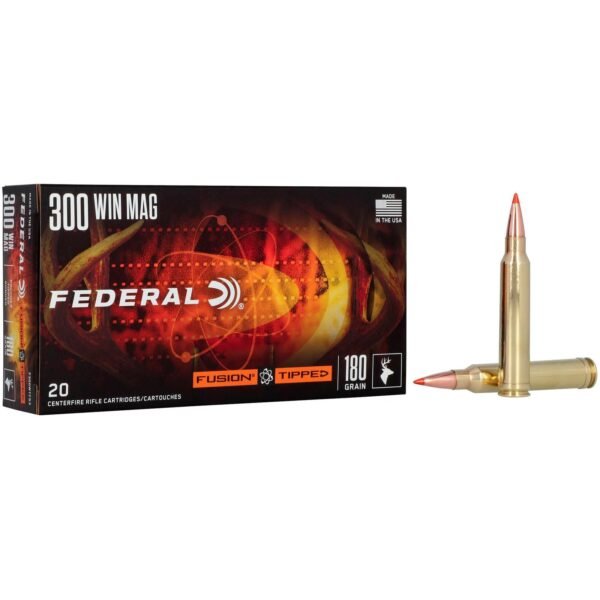 federal .300 winchester magnum 180gr tipped fusion