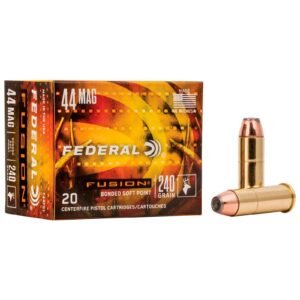 federal 44 rem mag 240gr bonded sp fusion
