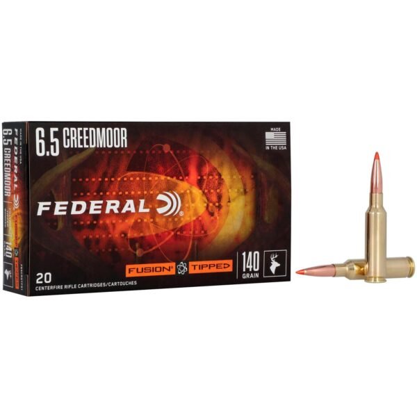 federal 6.5mm creedmoor 140gr tipped fusion