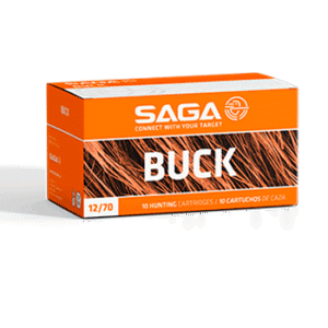 saga buck cal 12/70 34 grs municion 9