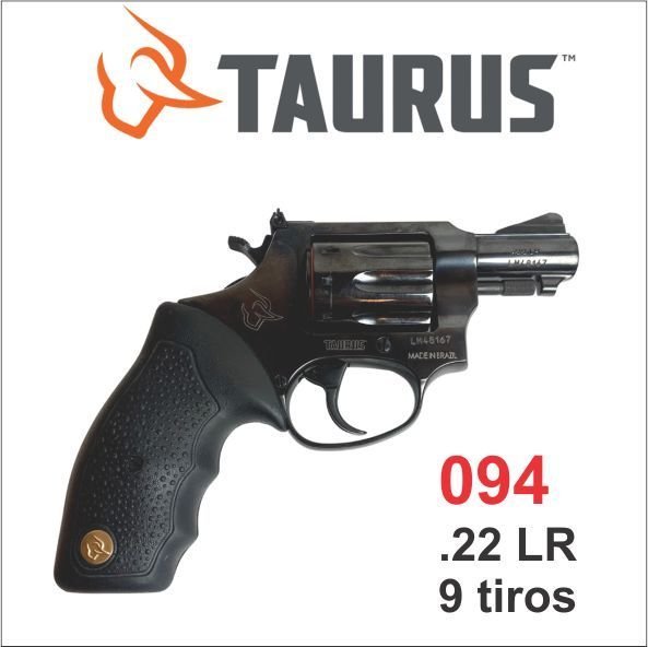 Revólver Taurus modelo 094 calibre .38 Special