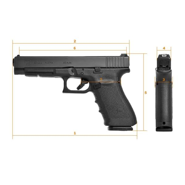 Pistola Glock 41 Gen4 calibre .45 ACP