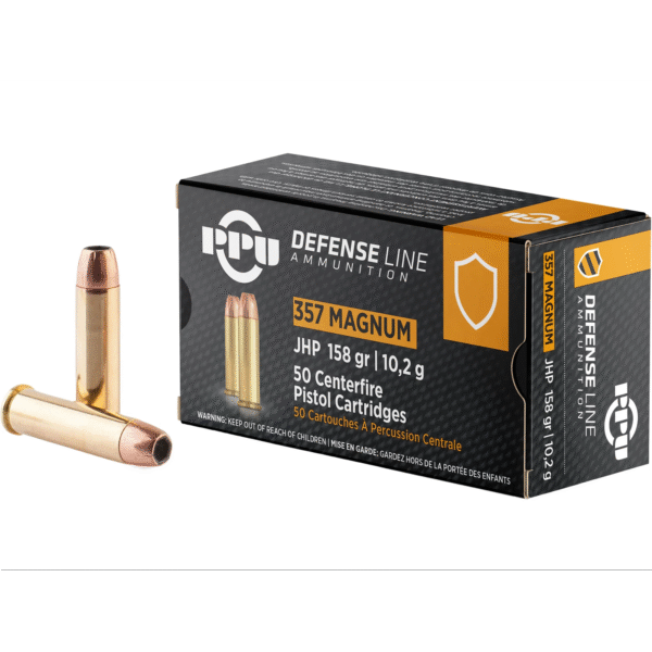 ppu 357 magnum jhp 158gr
