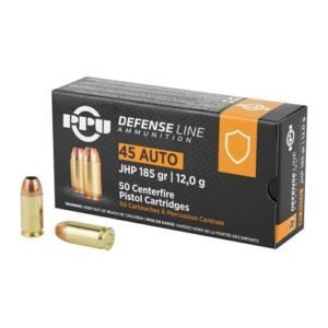 ppu .45 auto jhp 185gr