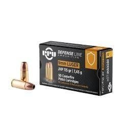 ppu 9mm luger jhp 115gr