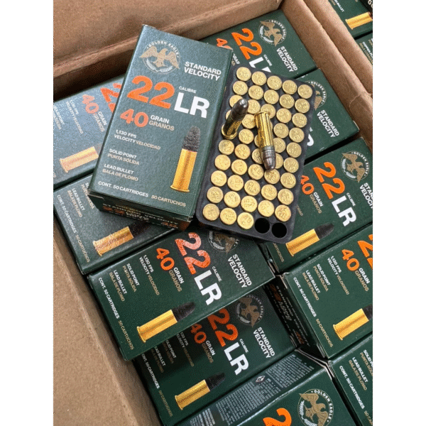 balas cal. .22 l.r. velocidad estándar golden eagle