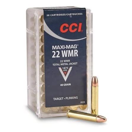 6223 balas cal 22 mag cci fmj 200 unid