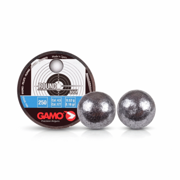balines 5.5mm gamo x250 round bola