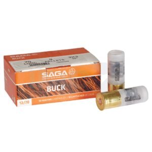 cartucho 12/70 saga buck post x10