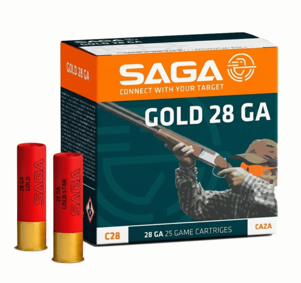 saga gold 28 cal 16 28g municion 1