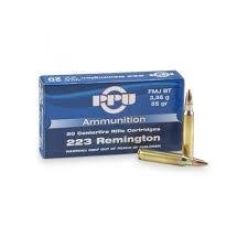 Cartucho 12/70 (foto generica de referencia: Ppu .223 Remington Fmjbt 55gr...)