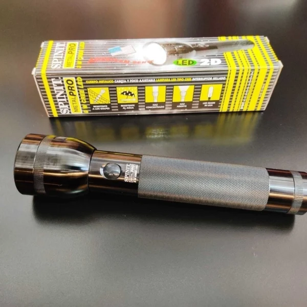 Linterna Spinit 2 elem metal pro